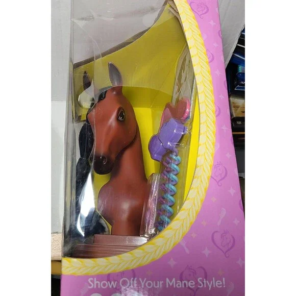 Breyer Mane Beauty Blaze Styling Head Horse Hair 50 Pieces Comb Curlers HTF - Picture 6 of 6